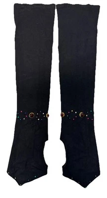 RARO DE COLECCIÓN Guantes Madonna Años 80 Largos Negros Sin Dedos Joya Negro Glam Rock Banda para el Cabello Foto 1 de 4