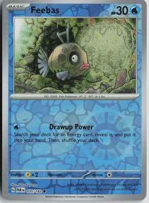 Feebas 035/182 Common SV04: Paradox Rift NM Reverse Holo - Image 1 of 2