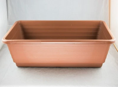 18" Japanrse Rectangular Plastic Bonsai Training Pot, Garden Flower Planter - Image 1 of 4