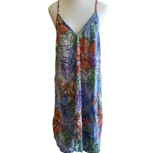 Jams World Asymmetrical Dress with Floral Patterns - Picture 1 of 7