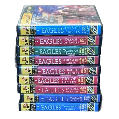 Eagles William W. Johnstone GraphicAudio CD Set of 9 - 1,2,3,4,5,7,13,16,17 - Imagem 1 de 3