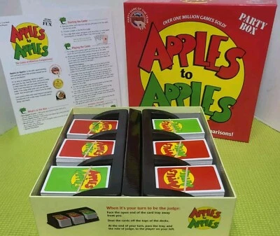 Apples to Apples Party Box Party Game Of The Year Out Of The Box Excellent  Cond - Image 1 of 4