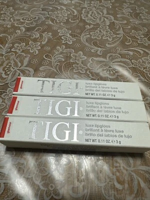 Lot Of 3 TIGI Luxe Lipgloss GLAMOUR .11 oz - Image 1 of 4