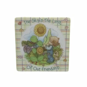 Vintage Precious Moments Wall Desk Plaque The Sky's The Limit Of Our Friendship - Picture 1 of 4