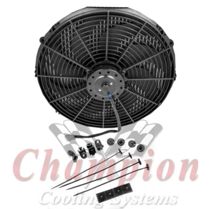 14" High-Performance S-Blade Champion Universal Cooling Fan - Racing & Street - Picture 1 of 18