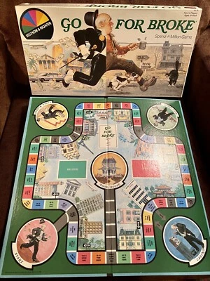 Go For Broke Board Game Replacement  *Board Only* - Image 1 of 3