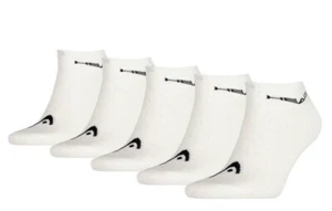 5Paar Head Socken Gr. L 43-45 Sneakersocken Strümpfe weiß - Bild 1 von 1