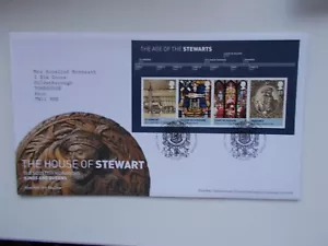 GB 2010 The House of Stewart M/Sheet First Day Cover Linlithgow, West Lothian HS - Picture 1 of 1