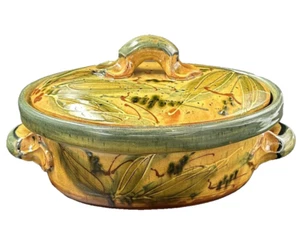 FF Griffi Cassis Korsika Terraghja Frankreich handbemalt oval Keramik Dutch Oven - Bild 1 von 15