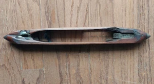 Old Mahogany End Delivery Boat Shuttle - Picture 1 of 6