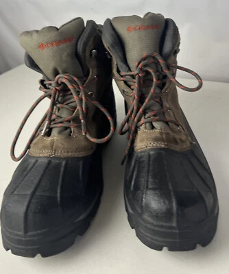 Columbia Hombres Botas Falmouth Talla 13 Senderismo Trabajo Pato Marrón YM-1207-223 Foto 1 de 4