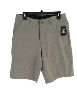 VOLCOM Surf & Turf Mens Kerosene Hybrid Shorts Size 30 Pockets Gray Stretch New - Picture 1 of 12