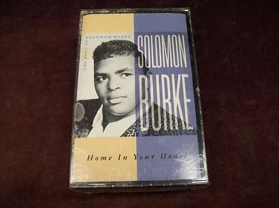 SOLOMON BURKE "HOME IN YOUR HEART-THE BEST" 2xCS TAPE SEALED 1ST PRESS RHINO '92 - Image 1 of 3
