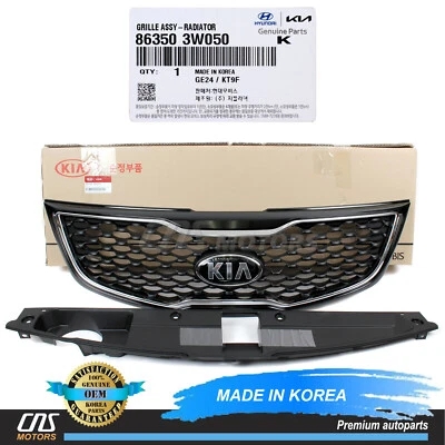 GENUINE Radiator Grille & Upper Cover for 2011-2015 Kia Sportage 863503W050⭐⭐⭐⭐⭐ Foto 1 de 4
