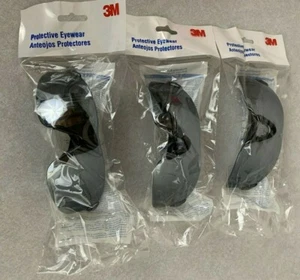 3M Protective Eyewear model 1721 Black Frame Lens Color Mirror Safety Spectacles - Picture 1 of 5