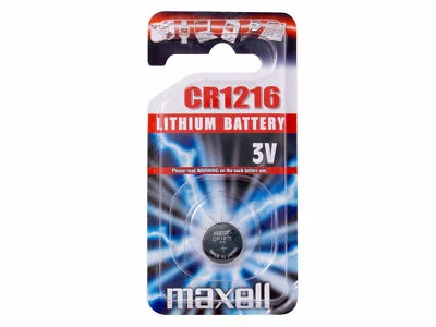 Maxell CR1216 Pila Bottone Batteria 3V replace CR BR DL ECR KCR LM ML 1216 1216B
