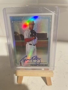 2010 Bowman Chrome Prospects Refractor Auto #d /500 Trevor Reckling #BCP194 RC