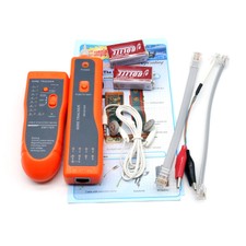 RJ45 Network Tester Wire Cable Tracer Tone Generator Finder Probe Tracker +Case