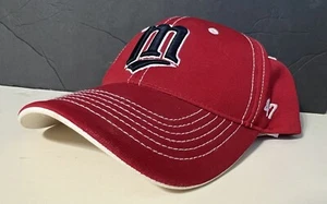 Minnesota Twins Red Ball Cap Hat ‘47 Brand Adjustable Youth Teen MLB Genuine Pro - Picture 1 of 12