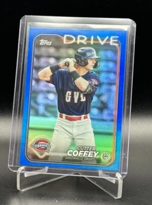 2024 Topps Pro Debut Cutter Coffey #PDC-113 Chrome Blue Foil /150 - Picture 1 of 2