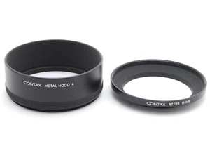 [Near Mint] Contax Metal Hood 4 + 86/67 Adapter Ring Set from Japan #1316 - Bild 1 von 8