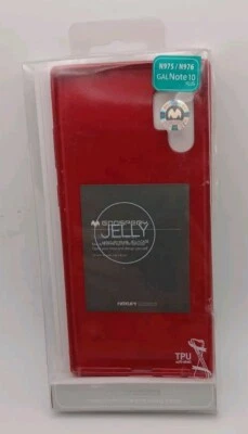 Goospery Samsung Galaxy Note 10  Jelly Case RED BRAND NEW  - Image 1 of 2