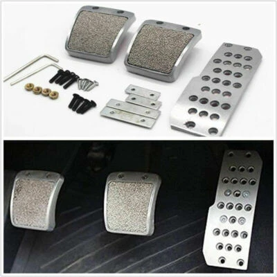 Car Foot Rest Fuel Brake MT Pedals For Honda Accord Civic Del Sol Fit RSX Mugen - Image 1 of 4