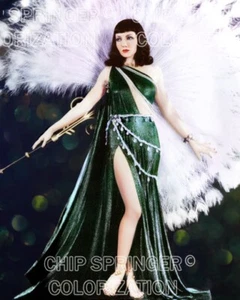 CLAUDETTE COLBERT The Sign of the Cross 5|8X10 COLOR PHOTO BY CHIP SPRINGER - Picture 1 of 1
