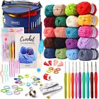 Crochet Kit For Beginners Make Amigurumi Crocheting Projects 20 Colors Yarn