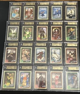 2021 Topps Avatar The Last Air Bender BGS 9.5 Gem Mint Complete Set 10 Pristine - Picture 1 of 11