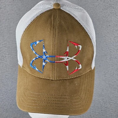 Under Armour Bandera EE. UU. Ganchos Camuflado Sombrero Gris Malla Espalda Camionero Snapback Logo Gorra Foto 1 de 4