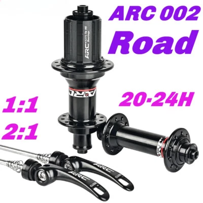 Bicicleta de Carretera 4 Trinquetes 48 Clics Bujes Delanteros 2 Traseros 4 Rodamiento NBK 20/24 Agujeros Freno V Foto 1 de 4