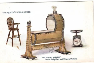 AK Queens Dolls House, The Royal Nursery, a Tuck's Post Card - Bild 1 von 2