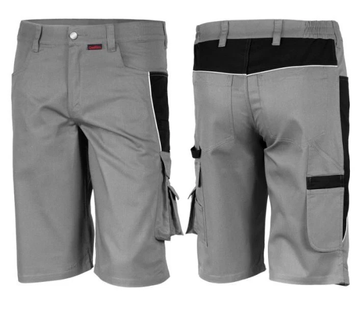 QUALITEX PRO 61936TC7 Arbeits Bermuda Cargo Shorts kurze Hose grau schwarz 46-64