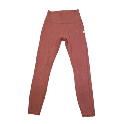 Leggings térmicos Vuori Bayview para mujer XXS 22x25 rosa palo de rosa tejido gofre defectos Foto 1 de 4