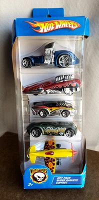Hot Wheels WASTELANDERS DECO 5 CAR GIFT PACKB #G6918 W/MAD PROPZ yellow VARIANT! - Image 1 of 4