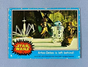 1977 Topps Star Wars Blue Series 1 - Artoo-Detoo is left behind! #15 - Picture 1 of 2