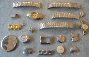 Schmuck Sammlung Konvolut Uhren zum Basteln alles Mögliche bunt gemischt Nr.4139 - Bild 1 von 7