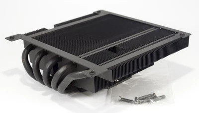 IS-55 Black CPU Cooler Low Profile 55mm Height CPU Air Cooler 5 Heatpipes 120 - Image 1 of 4