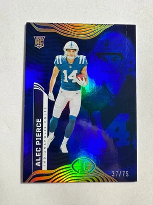2022 Panini Illusions Trophy Collection Gold /75 Alec Pierce #38 Rookie RC - Image 1 of 2
