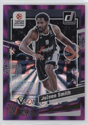 2023-24 Panini Donruss EuroLeague Purple Laser /99 Jaleen Smith #114 - Image 1 of 2
