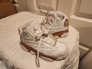 Nike Air Jordan 13 Retro Wheat White Size 11c Youth DJ3005-171 - Picture 1 of 10