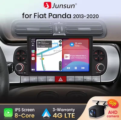 Autoradio 7" CarPlay Android Auto per Fiat Panda 2013–2020 GPS FM RDS - Immagine 1 di 4