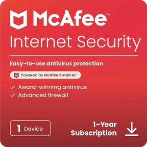 McAfee Sécurité Internet Antivirus 2025 1 Appareil 1 An Livraison En 5 Minutes - Picture 1 of 8