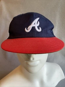 Vintage SPC Atlanta Braves Snapback Hat MLB Baseball Embroidered Taiwan VGC - Picture 1 of 10