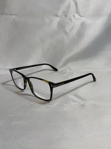Authentic Tom Ford FT5584-B Havana Blue Block Rectangular Men’s Eyeglasses. #620 - Picture 1 of 17