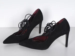 Maje Women's Leather Shoes Size 40 Suede Leather Court Shoes H15FOXY - Picture 1 of 8