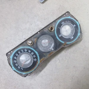 64 65 CHEVELLE MALIBU EL CAMINO SPEEDOMETER CLUSTER & CLOCK **FOR PARTS ONLY** - Picture 1 of 10