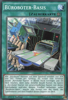 YuGiOh Büroboter-Basis SHVI-DE068 Common NM unl. - Bild 1 von 2