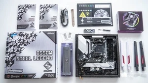 ASRock B550M Steel Legend + Wifi/Bluetooth Intel + + [Anzeigeende: 27.07] - Bild 1 von 11